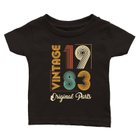 Product Vintage 1983 Original Parts Birthday Classic Baby Crewneck T-shirt