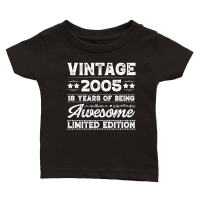 Product Vintage 2005 Being Awesome Limited Edition Birthday Classic Baby Crewneck T-shirt