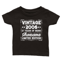 Product Vintage 2006 Being Awesome Limited Edition Birthday Classic Baby Crewneck T-shirt