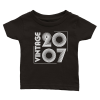 Product Vintage 2007 Birthday Classic Baby Crewneck T-shirt