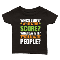 Product Whose Serve What's The Score Pickleball Lover Classic Baby Crewneck T-shirt