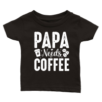 Product Papa Needs Coffee Classic Baby Crewneck T-shirt