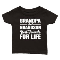 Product Grandpa And Grandson Best Friends For Life Classic Baby Crewneck T-shirt