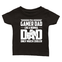 Product I'm A Gamer Dad Like A Normal Dad Only Much Cooler Classic Baby Crewneck T-shirt