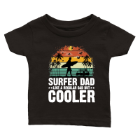 Product Surfer Dad Like A Regular Dad But Cooler Classic Baby Crewneck T-shirt