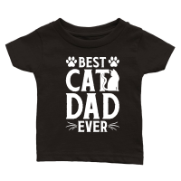 Product Best Cat Dad Ever   01 Classic Baby Crewneck T-shirt