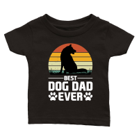 Product Best Dog Dad Ever Classic Baby Crewneck T-shirt