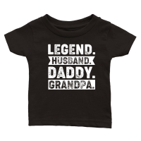 Product Legend Husband Daddy Grandpa Birthday Classic Baby Crewneck T-shirt