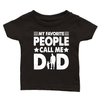 Product My Favorite People Call Me Dad Classic Baby Crewneck T-shirt