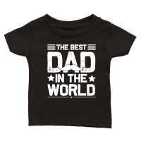 Product The Best Dad In The World Classic Baby Crewneck T-shirt