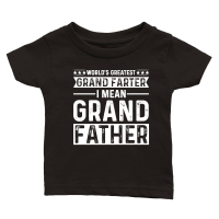 Product World's Greatest Grand Farter I Mean Grandfather Classic Baby Crewneck T-shirt