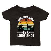 Product Best Grandpa By a Long Shot Hunting Classic Baby Crewneck T-shirt