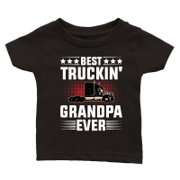 Product Best Truckin' Grandpa Ever Classic Baby Crewneck T-shirt