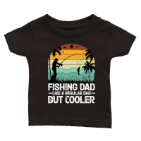 Product Fishing Dad Like A Regular Dad But Cooler Classic Baby Crewneck T-shirt