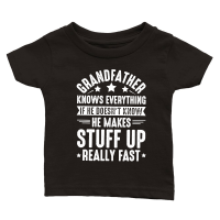 Product Grandfather Knows Everything Classic Baby Crewneck T-shirt