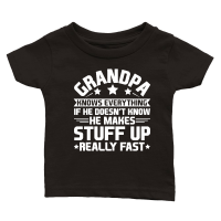 Product Grandpa Knows Everything Classic Baby Crewneck T-shirt