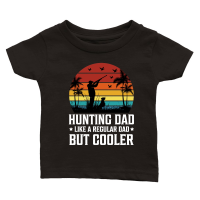 Product Hunting Dad Like A Regular Dad But Cooler Classic Baby Crewneck T-shirt