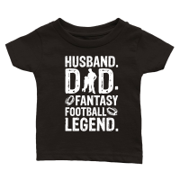 Product Husband Dad Fantasy Football Legend Classic Baby Crewneck T-shirt