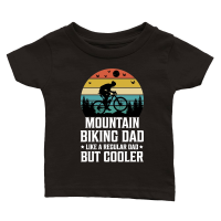 Product Mountain Biking Dad Like a Regular Dad But Cooler Classic Baby Crewneck T-shirt