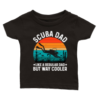 Product Scuba Dad Like A Regular Dad But way Cooler Classic Baby Crewneck T-shirt