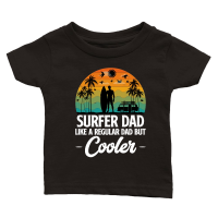 Product Surfer Dad Like A Regular Dad But Cooler Classic Baby Crewneck T-shirt