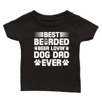 Product Best Bearded Beer Lovin' Dog Dad Ever Classic Baby Crewneck T-shirt