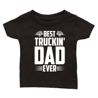 Product Best Truckin' Dad Ever Classic Baby Crewneck T-shirt