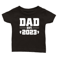 Product Dad Est 2023 Classic Baby Crewneck T-shirt