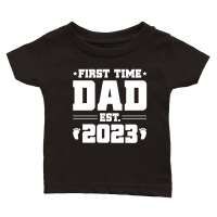 Product First Time Dad Est 2023 Classic Baby Crewneck T-shirt
