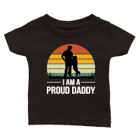 Product I Am A Proud Daddy Classic Baby Crewneck T-shirt
