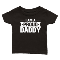 Product I Am A Proud Daddy Classic Baby Crewneck T-shirt