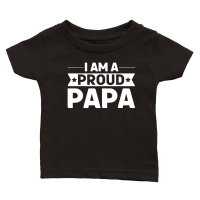 Product I Am A Proud Papa Classic Baby Crewneck T-shirt