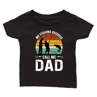Product My Fishing Buddies Call Me Dad Classic Baby Crewneck T-shirt