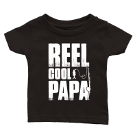 Product Reel Cool Papa Fishing Papa Classic Baby Crewneck T-shirt