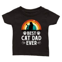 Product Best Cat Dad Ever Classic Baby Crewneck T-shirt