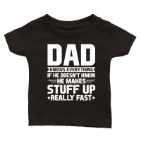 Product Dad Knows Everything Classic Baby Crewneck T-shirt