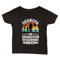 Product Grandpa And Grandson A Bond That Can't be Broken Classic Baby Crewneck T-shirt