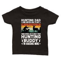 Product Hunting Dad Hunting Buddy I'm Raising Mine Classic Baby Crewneck T-shirt
