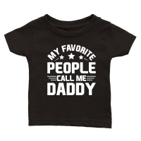 Product My Favorite People Call Me Daddy Classic Baby Crewneck T-shirt
