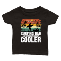 Product Surfing Dad Like A Regular Dad But Cooler Classic Baby Crewneck T-shirt