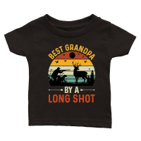Product Best Grandpa By a Long Shot Hunting Classic Baby Crewneck T-shirt