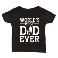 Product World's Best Dad Ever Classic Baby Crewneck T-shirt