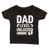 Product Dad Level Unlocked Classic Baby Crewneck T-shirt