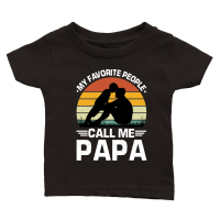 Product My Favorite People Call Me Papa Classic Baby Crewneck T-shirt