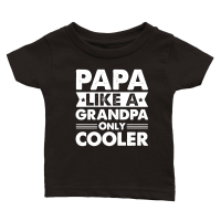 Product Papa Like a Grandpa Only Cooler Classic Baby Crewneck T-shirt