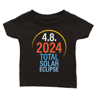 Product Total Solar Eclipse Totality April 8 , 2024 Classic Baby Crewneck T-shirt