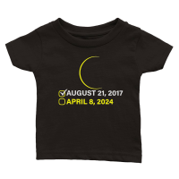 Product Eclipse Checklist Total Solar Eclipse April 8 2024 Eclipse Classic Baby Crewneck T-shirt