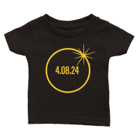 Product America Totality Spring 4.08.24 Total Solar Eclipse 2024 2 Classic Baby Crewneck T-shirt
