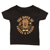 Product 100 Days Of Coffee Classic Baby Crewneck T-shirt