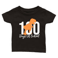 Product Dinosaur 100 Days Of School Classic Baby Crewneck T-shirt